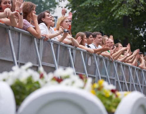 Roadway Fence - Crowd Control - Concert Rentals